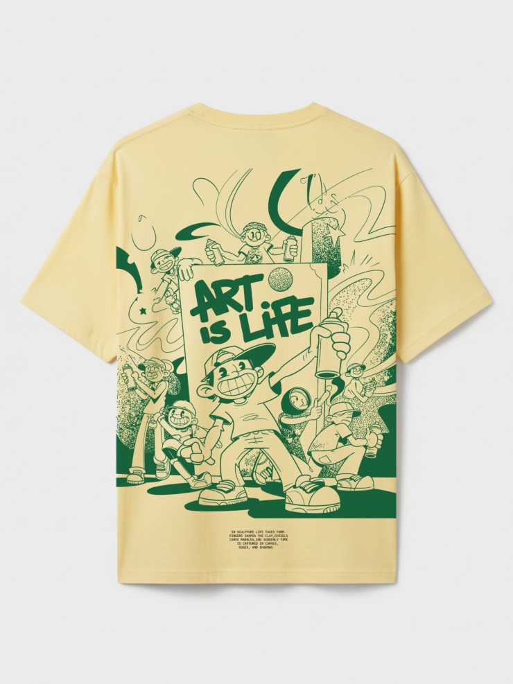 art is life oversize t shirt