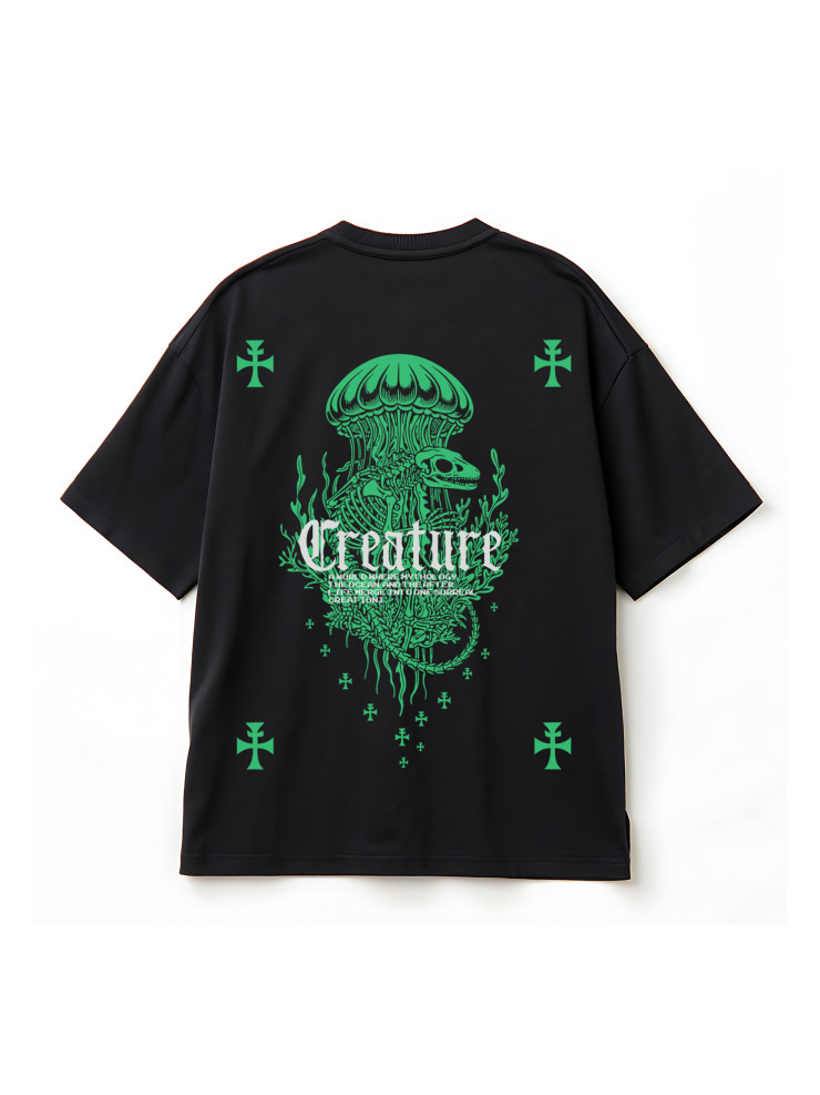 Creature Mystic Oversized Graphic T shirt